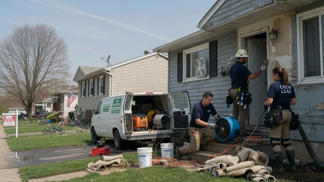 Flood Cleanup in Montgomery, PA near me