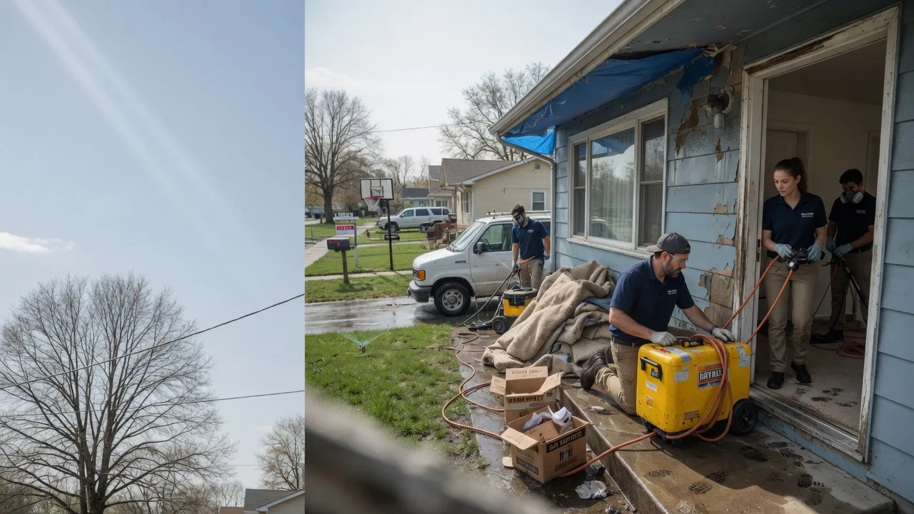 Basement Flood Cleanup in Montgomery, PA near me